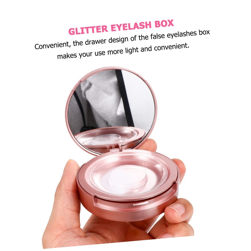 Healeved 5pcs Double Layer Eyelash Storage Box Lids Lash Kit