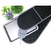 Clay Roberts Oven Gloves, Black, Double Oven Mitts, Heat Resistant