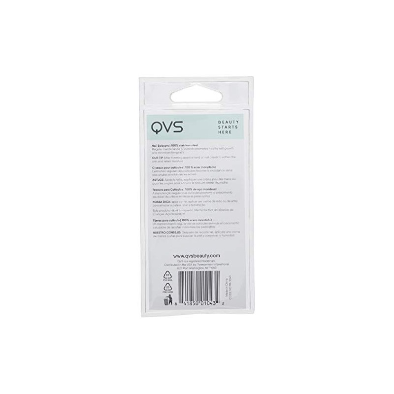 QVS TIJERAS CURVAS CUTICULAS EXTRA FINAS