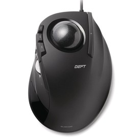 Elecom M-DT2URBK USB Mouse Wired Trackball Index Finger 8 Buttons Black