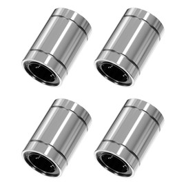 Skweawert 4PCS LM25UU Linear Ball Bearings, 25mm Bore Dia, 40mm OD, 59mm Length with Double Side Rubber Seal Linear Rail for CNC,3D Printer