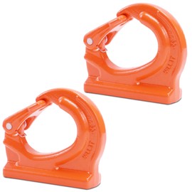 Leero 3 Ton G80 Weld on Anchor Hook, Heavy Duty Lifting Hook with 6,600 lbs Working Load Limit, Welding Hooks for Wrecker, Crane, Tractor, Rigging Lifting (2 Pack)