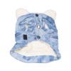 Dog Jean Coat Warm Cold Weather Plush Denim Pet Jacket
