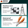DEOU Thick Nail Manicure Heavy Duty Inlay Nail Clippers, Professional
