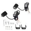 Pair Motorcycle LED Spotlight High Low Beam Yellow White Light