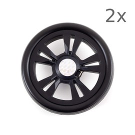 Andersen Replacement Wheels for Shopping Trolley, Suitable for Royal, Scala, Unus, Alu Star, Tura, Ball Bearings or Slide Bearings