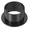 PATIKIL 3 Inch Duct Connection Flange ABS Straight Pipe Pipe