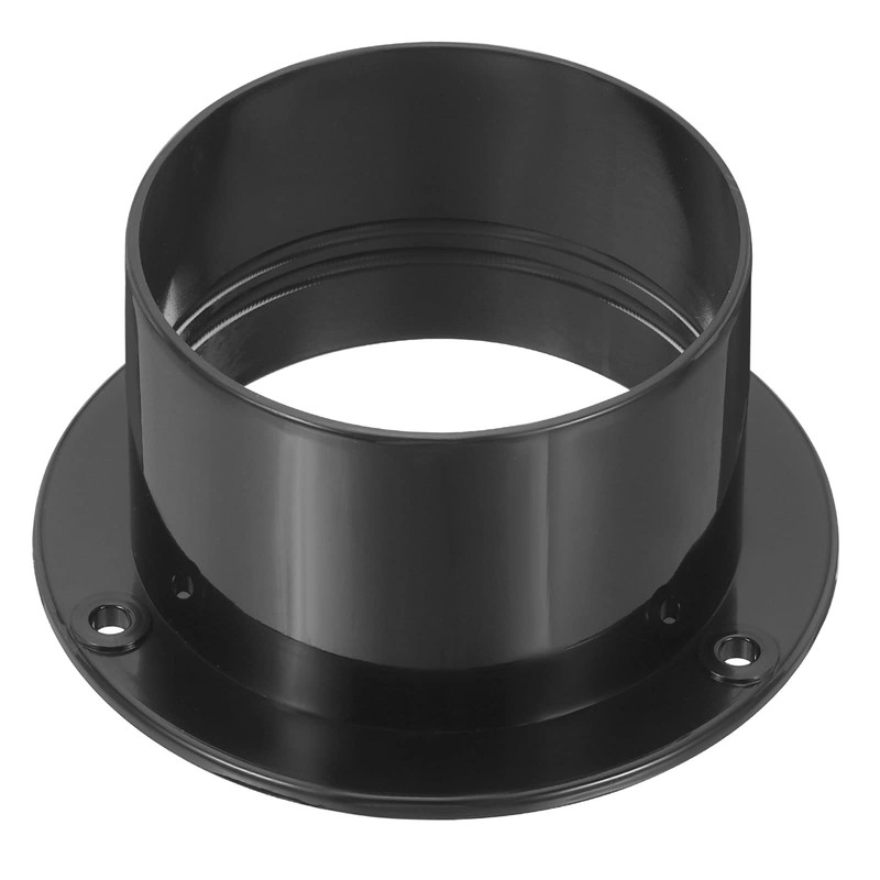 PATIKIL 3 Inch Duct Connection Flange ABS Straight Pipe Pipe