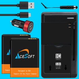 For Alcatel Superior Quality AceSoft 6 Accessory bundle for MetroPCS Alcatel GO FLIP 4044N