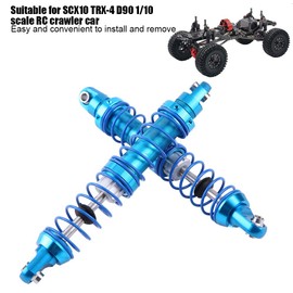 RC Car Shock Absorber, Adjustable Metal Shock Absorber Damper for SCX10 TRX-4 D90 1/10 Scale RC Crawler Car(90mm)