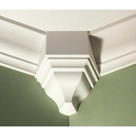 Crowncorners Crown Molding Corner Block fits 135 degree wall angle  - Fits 3 5/8" molding