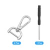 QUARKZMAN Pack of 4 Swivel Carabiner Hooks with Swivel 20