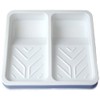 70mm Artist Double Paint White Plastic Roller Tray