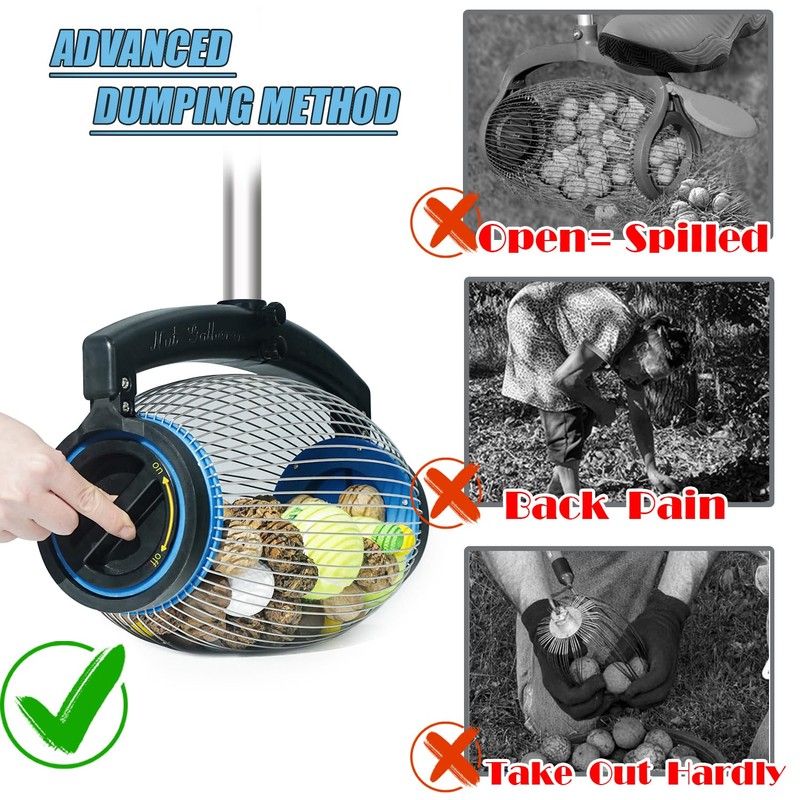 Zozen Nut Gatherer, Pecan Picker Upper, Walnut Picker Upper Roller,