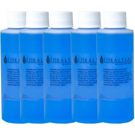 Supply Bundle 5 Bottles of Concentrated Sealing Solution (Makes 5 Gallons) Compare to PB EZ Seal, (600 Postage Meter Labels) + Envelope Dabber Bottle