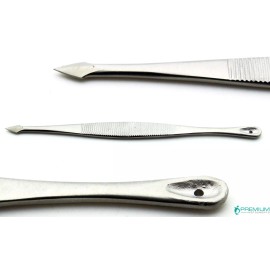 PREMIUM INSTRUMENTS NEW BLACKHEAD ACNE  BLEMISH  REMOVER EXTRACTOR PROFESSIONAL TOOL KIT (SET OF 3)