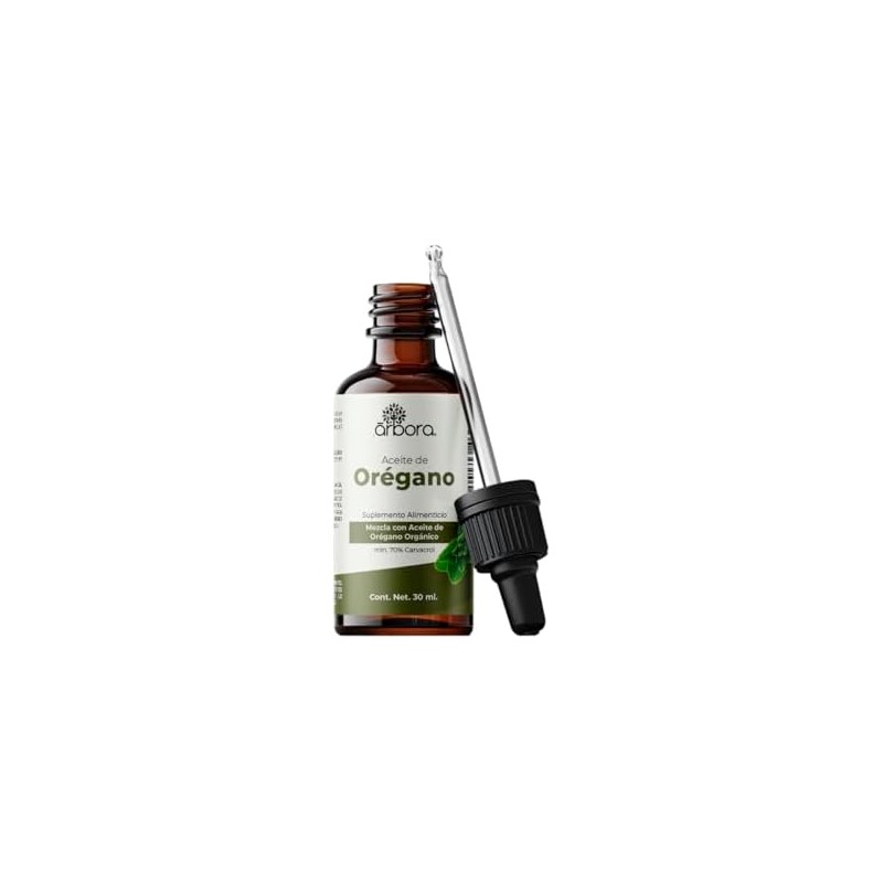 Árbora Aceite de Orégano 70% carvacrol con oliva para consumo