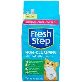 Fresh Step Cat Litter, Regular, 7-Pound Packages, 6-Pack