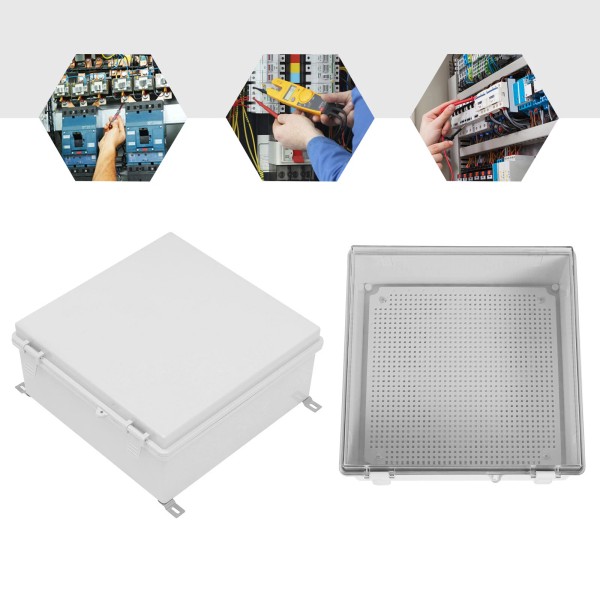 TBvechi 13'' Junction Box ABS In/Outdoor Wall-mounted Electrical Box Weatherproof
