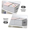 VILLFUL Trapezoid Storage Bin Fabric Baskets for Closet Multi-function Clothes