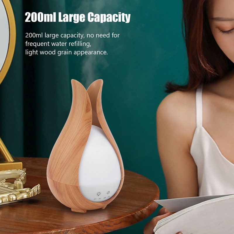200ml Wood Grain Humidifier 8W 24V Automatically Shut Down Silent