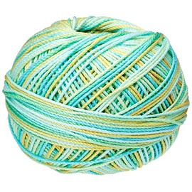 Handy Hands Lizbeth Egyptian Cotton Crochet Thread, Tatting Thread, and Knitting Thread Size 3 (50 Grams 120 Yards) – HH03161-Sea Island Citrus
