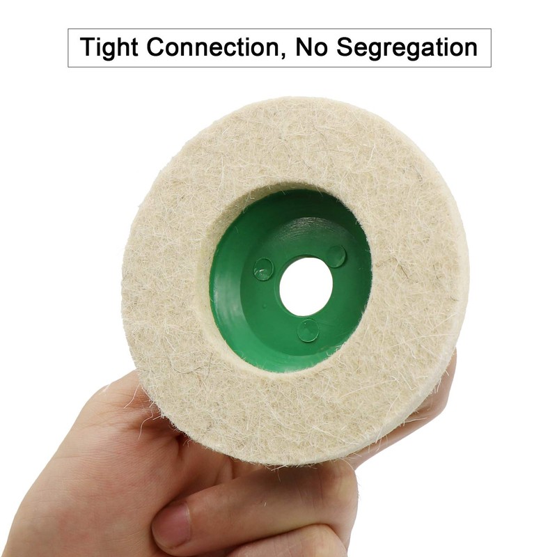 ANCIRS 5 Pack 4 Inch Round Wool Felt Disc Wheel