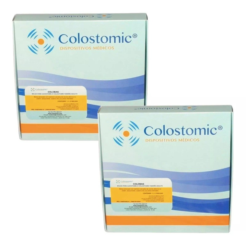 Colostomic Bolsa Colostomia Adulto Drenable Suave Ahorra Pack 20 Piezas