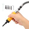 Electric Chisel Tool, 9pcs Flexible Shaft Electric Wood Chisel Carving