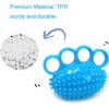 Hand Exerciser Finger Grip Ball Massage Squeeze Stress Strength Trainer