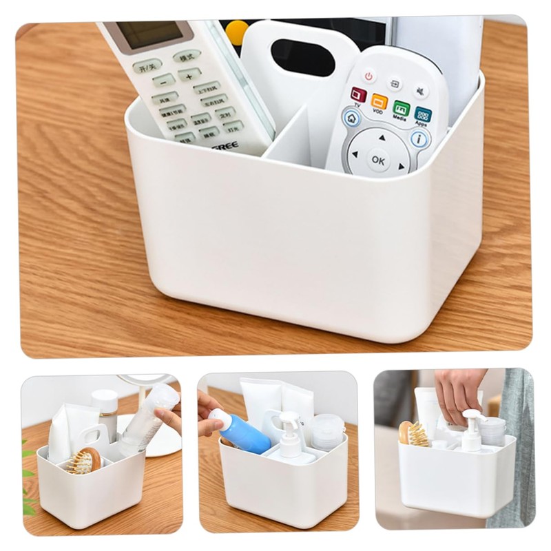 Mikinona Portable Bathroom Storage Basket Shower Toiletry Holder Home Organizer