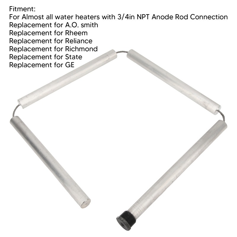 43 Inch Water Heater Anode Rod Safe Rugged Magnesium Anode