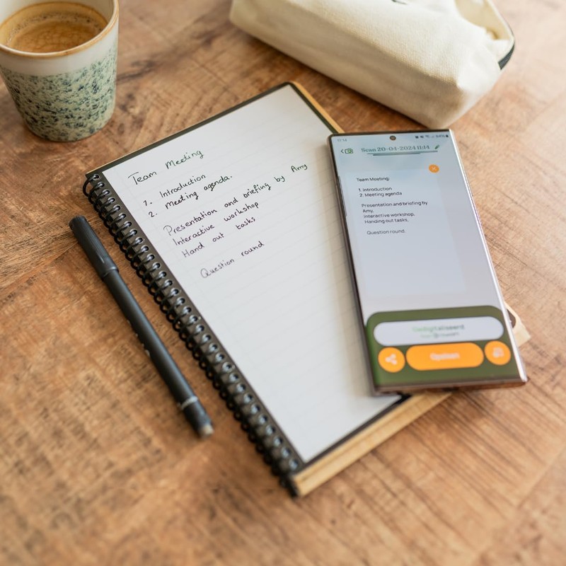 BAMBOOK Classic Original Notebook - A4 - Lined, Reusable Notebook,