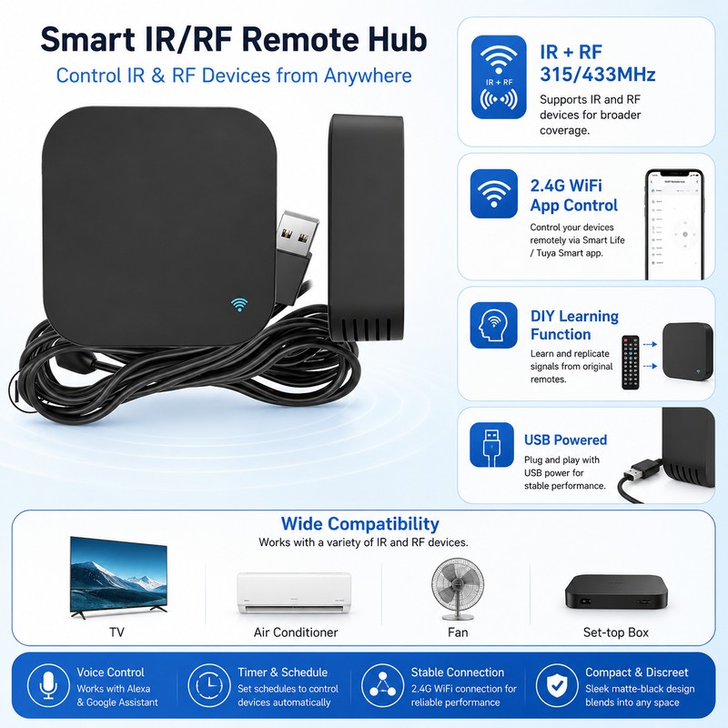 Tuya Smart IR RF Remote Control for Home Appliances –