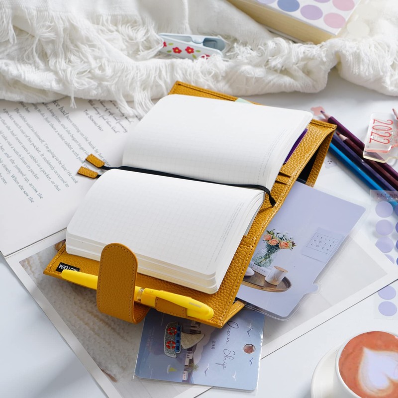 Moterm Leather Cover for A6 Notebook - Fits Hobonichi Cousin,