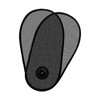 PUMHUBO 1 Pack Car Window Shades for Baby - Rotatable