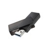 Elecom MF-RMU3B128GBK 128GB USB Flash Drive USB 3.2 (Gen1) Rotating