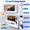 Waterproof Phone Holder for Shower Use – Anti-Fog Wall-Mounted Touchscreen