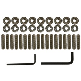 1.25" Long Stainless Steel Oil Pan Stud Kit and Wrenchs Fits Small Block Chevy
