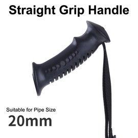 SquEqu 2 Pack Trekking Pole Handle Grip Replacement Rubber Sleeve Adapter with Hand Straps for 20mm Dia. Hiking Poles Walking Stick Cane Monopod Climbing Rod