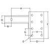 Rigid Hitch Solid Shank Pintle Mount (RPM-12) for 2 Inch