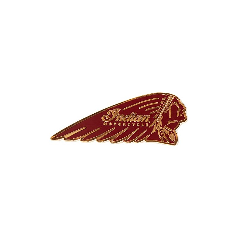Indian Motorcycle Logo Pin, Red