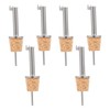 6Pcs Stainless Steel Wine Pourer Pour Spouts Set Cork Design