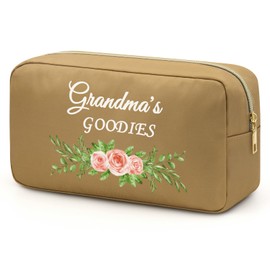 Grandma Gifts from Grandchildren Makeup Cosmetic Bags for Grandma Grandmother Gift Christmas Birthday Gifts for Grandma from Granddaughter Xmas Gifts for Nana Gigi Granny Grandma Birthday Gift