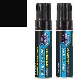 ColorRite Half-Ounce Jar for Subaru Legacy/Outback Automotive Touch-up Paint - Midnight Black Pri Metallic 08V - Color+Clearcoat Package