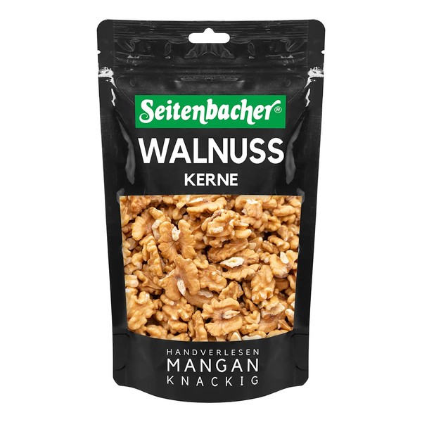 Seitenbacher Walnuts I Whole Halves I Native I No Additives I (1 x 150 g)