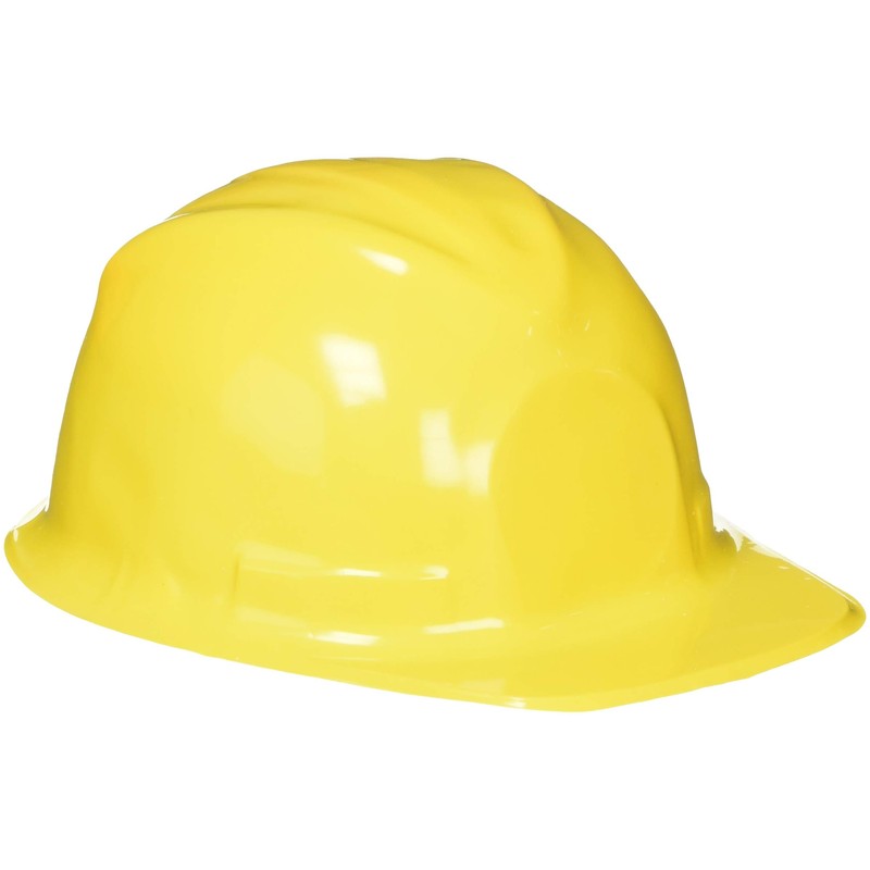 Rhode Island Novelty Child Size Plastic Yellow Construction Hat, 12