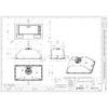 Elica 54cm Canopy Cooker Hood - Grey