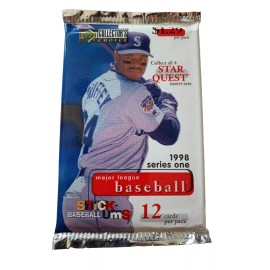 1998 Baseball Star Quest Upper Deck Series 1, Pack,(1) Sealed Pack,Jeter! (B157)