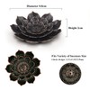 SLKIJDHFB Incense Burner - Lotus Stick Incense Holder 6 Incense